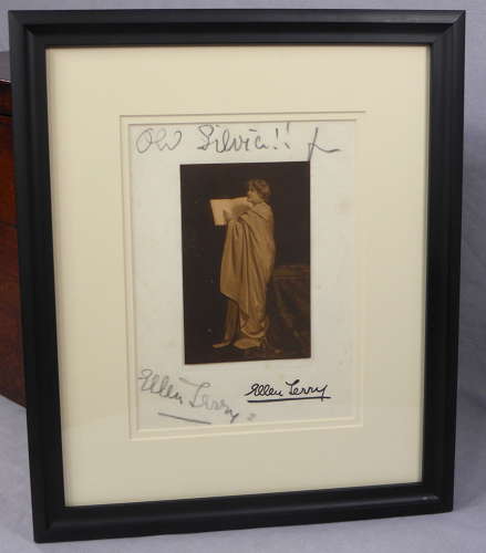 Signed Photograph of Ellen Terry