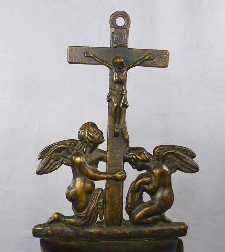 Bronze Holy Water Stoup