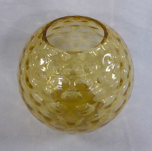 Sklo Optic Glass Ball Vase