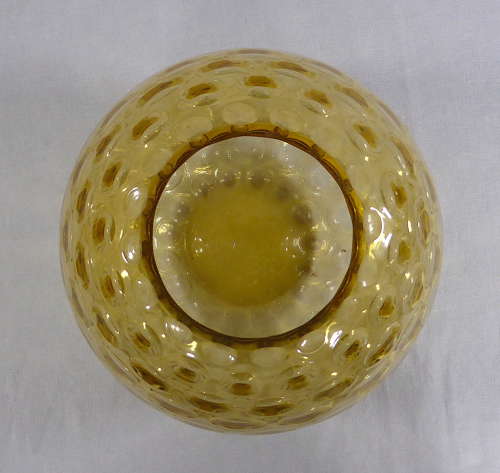 Sklo Optic Glass Ball Vase