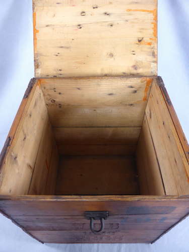 Large wooden egg crate