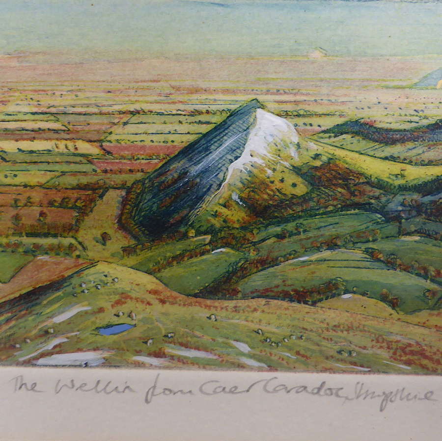 Shropshire Etching by Piers Browne