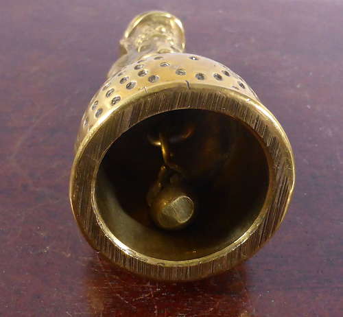 Brass golf caddy bell