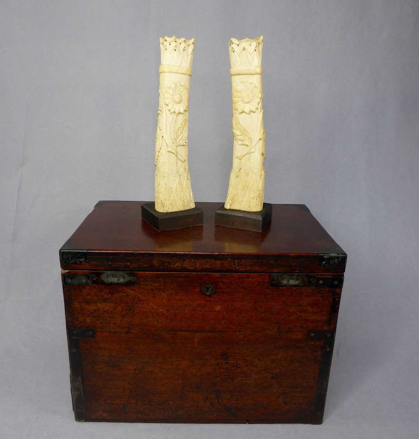 WW1 German POW bone carvings