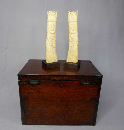 WW1 German POW bone carvings