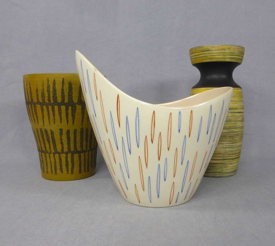 1950s Poole Freeform Burst Vase