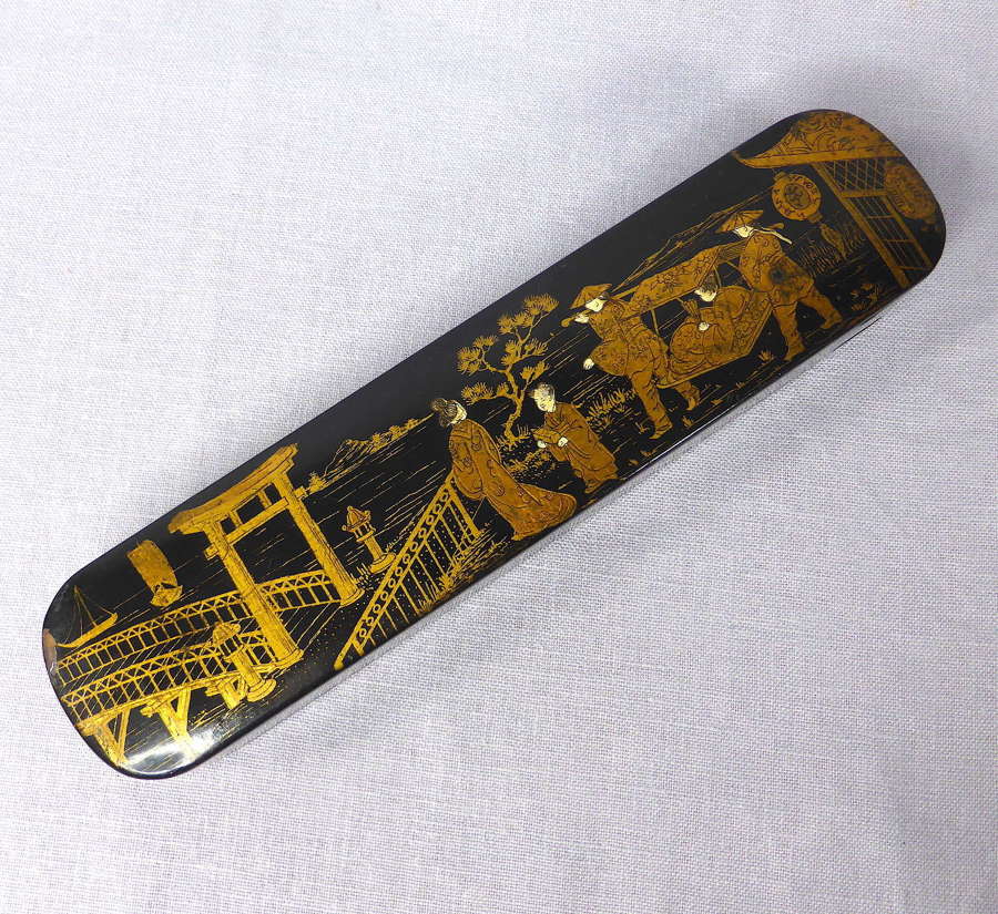 Japanese Lacquer Pencil Box