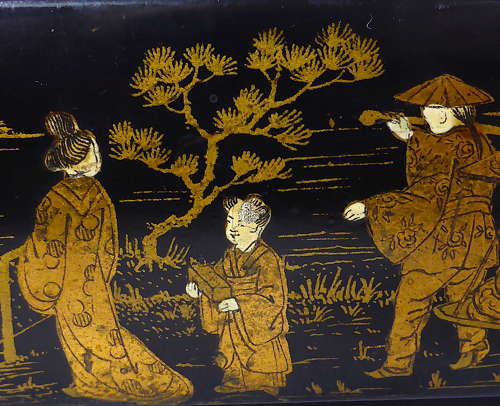 Japanese Lacquer Pencil Box