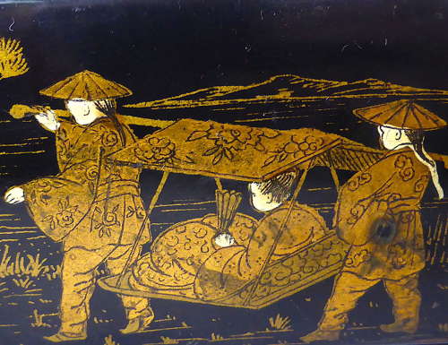 Japanese Lacquer Pencil Box
