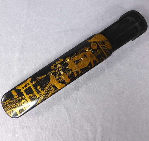 Japanese Lacquer Pencil Box