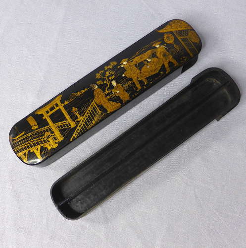 Japanese Lacquer Pencil Box