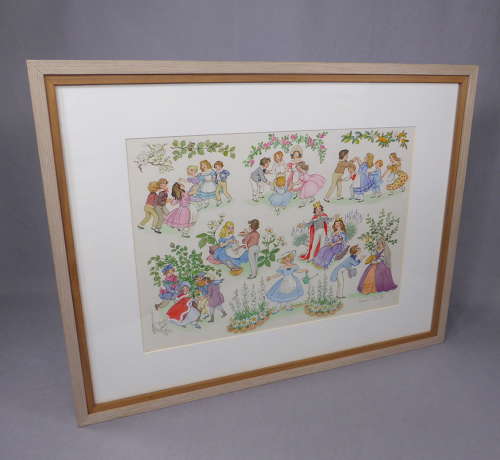 Patience Arnold Nursery Rhyme Painting