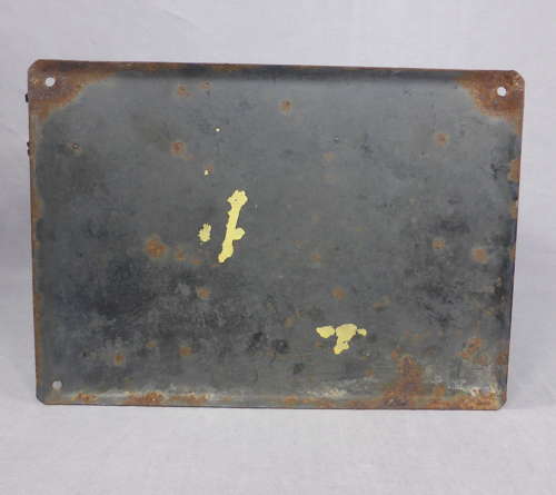 French Enamel Sign