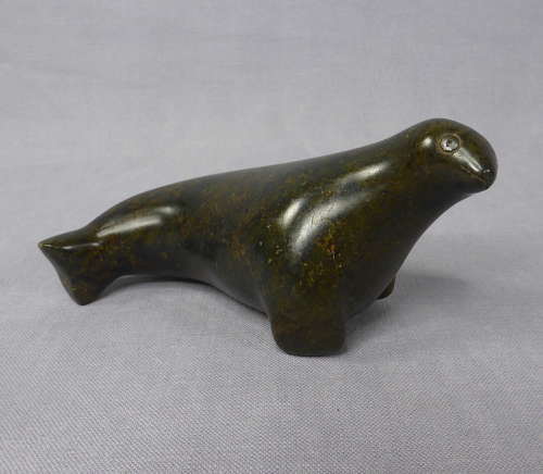 Inuit Carved Seal by Felix Kopak