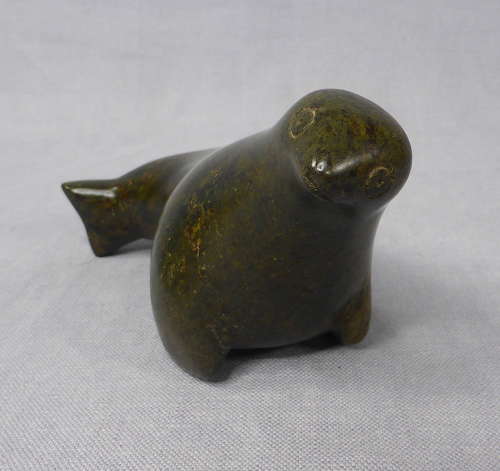 Inuit Carved Seal by Felix Kopak