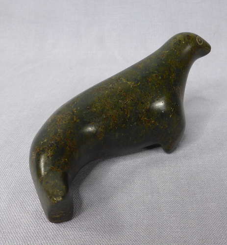 Inuit Carved Seal by Felix Kopak