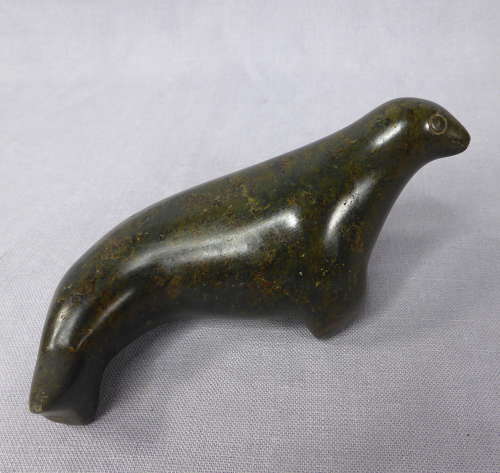 Inuit Carved Seal by Felix Kopak