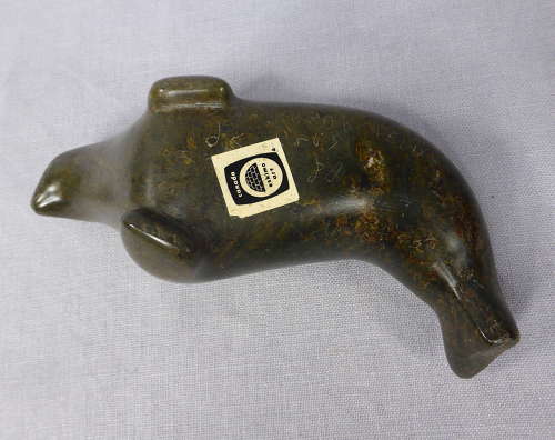 Inuit Carved Seal by Felix Kopak