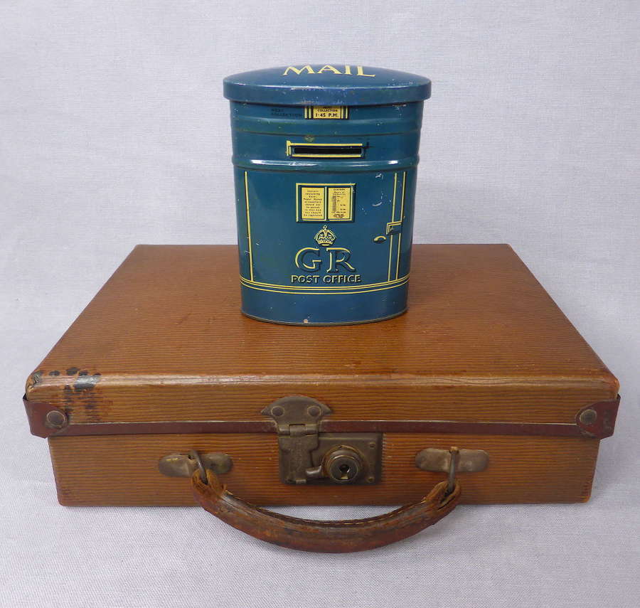 Rare 1930s Airmail Postbox Money Box