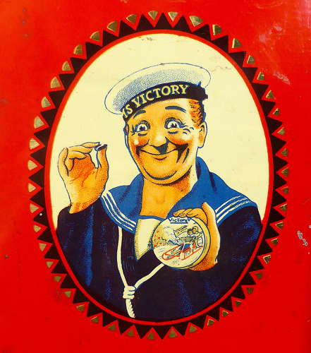 Victory-V Shop Counter Tin