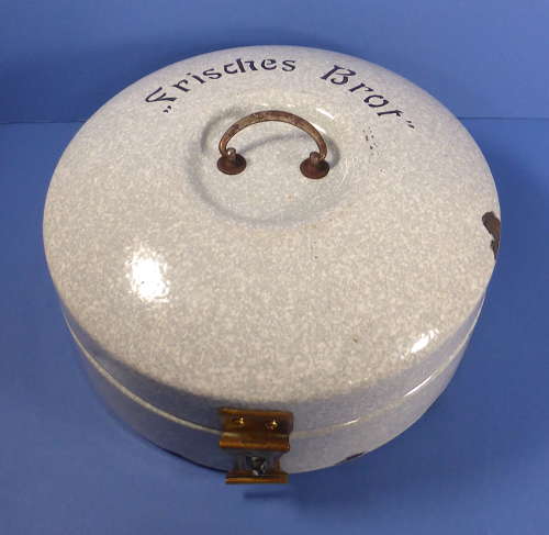 German enamelware bread box
