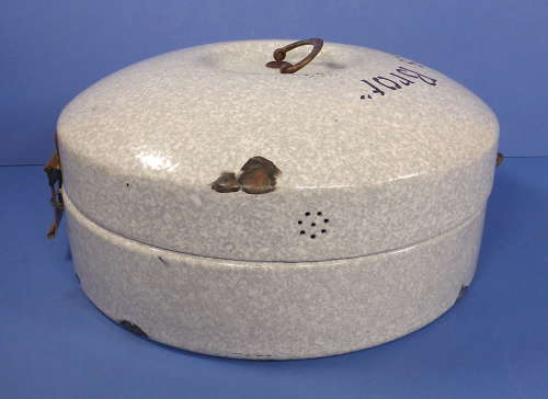 German enamelware bread box