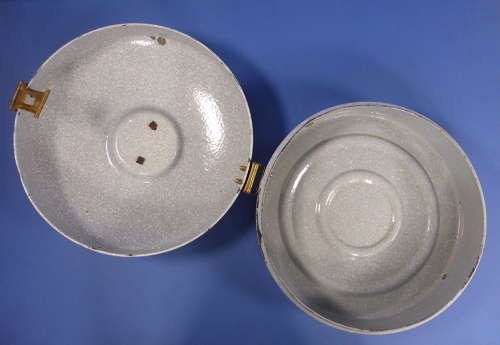 German enamelware bread box
