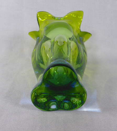 Czech Chřibská art glass vase by Josef Hospodska