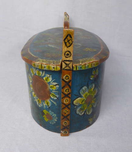 Norwegian folk art Os bentwood box 1885