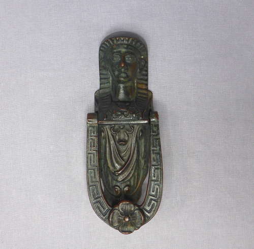 19th Century Egyptian Revival Bronze Sphinx Door Knocker