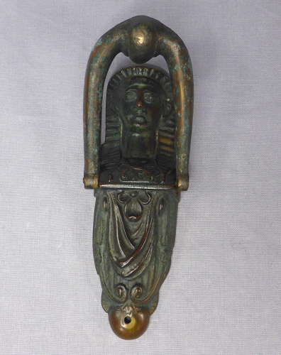 19th Century Egyptian Revival Bronze Sphinx Door Knocker