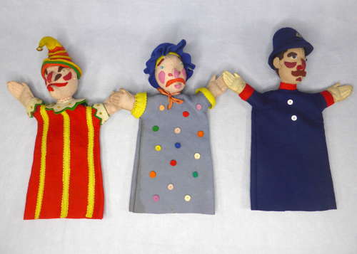 Punch & Judy Hand Puppets