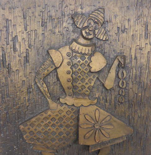 Unusual 1960s Clown Wall Art