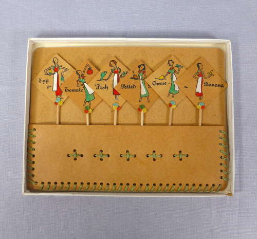 Set of 1930s Sandwich Markers