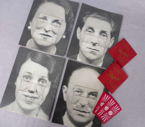 Rare 1930s Physogs Photo-fit Game