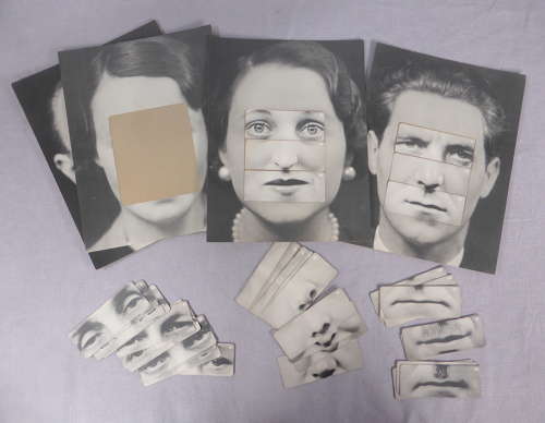 Rare 1930s Physogs Photo-fit Game