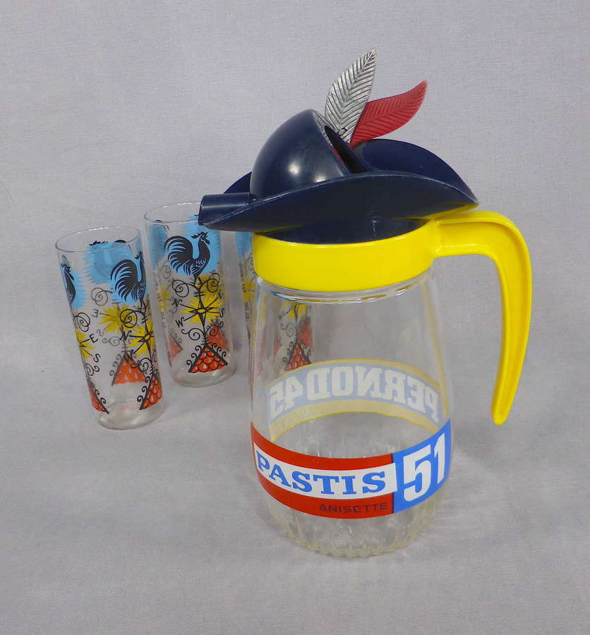 Pernod Pastis Jug with Hat