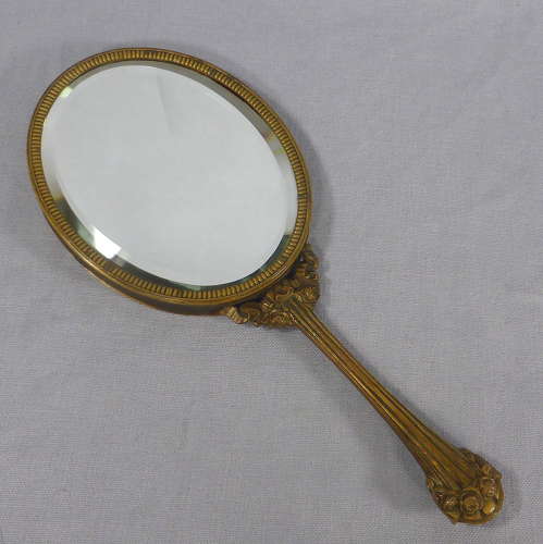 1930s French Lady's Hand Mirror