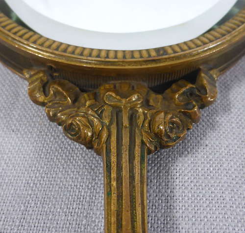 1930s French Lady's Hand Mirror