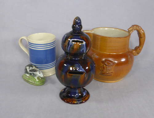Bourne Denby Majolica Money Box