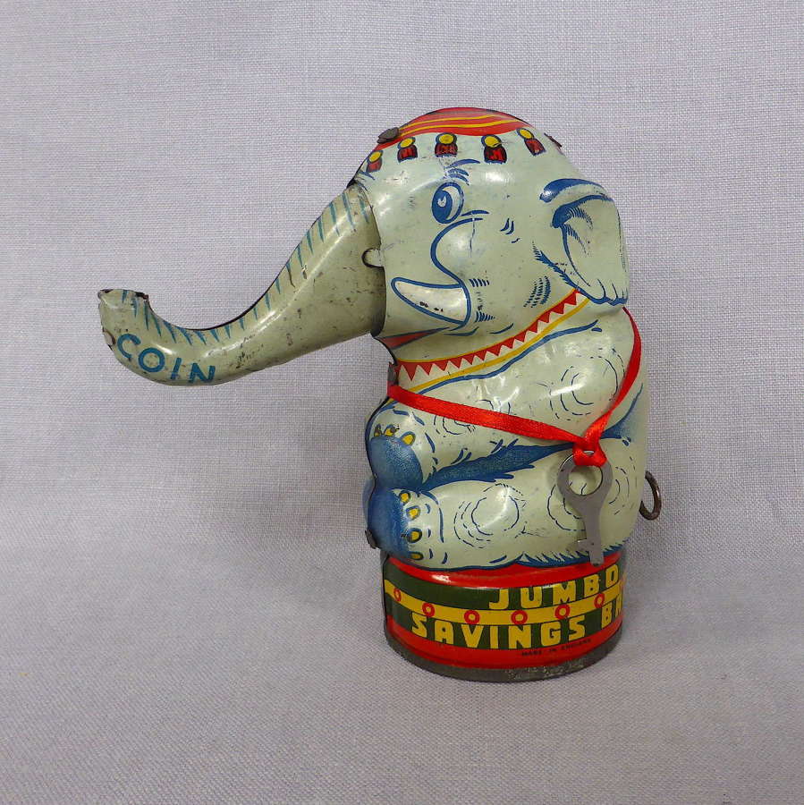 Tinplate Elephant Moneybox