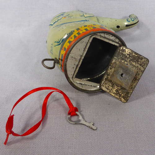 Tinplate Elephant Moneybox