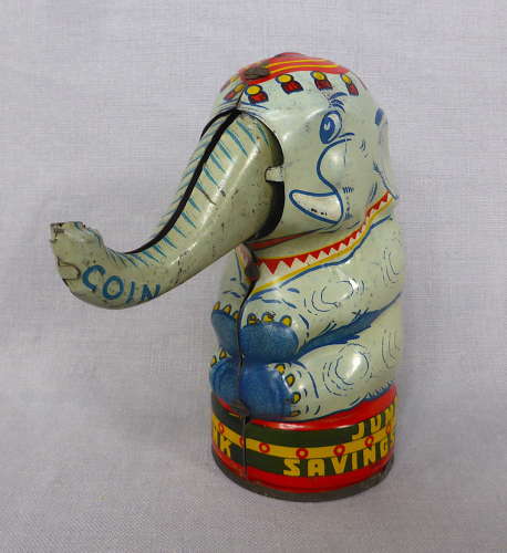 Tinplate Elephant Moneybox
