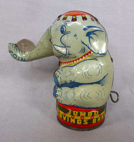 Tinplate Elephant Moneybox