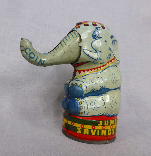 Tinplate Elephant Moneybox