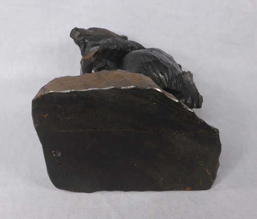 Large Japanese Ainu Carved Bear