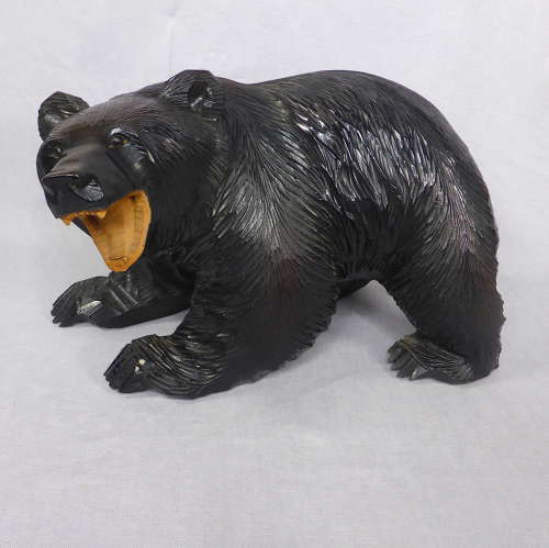 Large Japanese Ainu Carved Bear