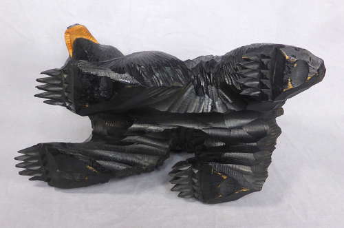 Large Japanese Ainu Carved Bear