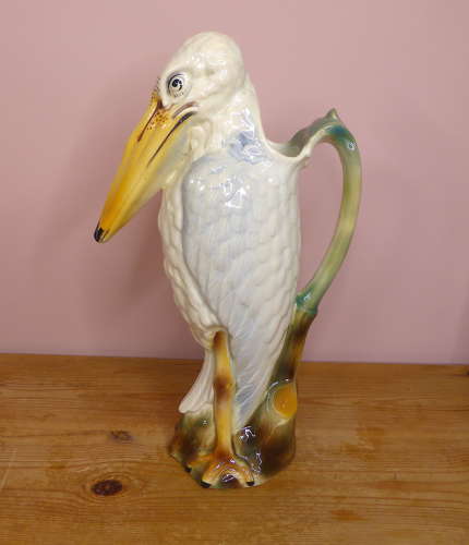 Rare St Clément Marabout Stork Absinthe Pitcher