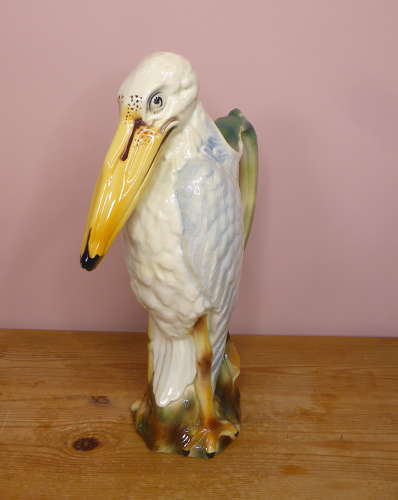 Rare St Clément Marabout Stork Absinthe Pitcher